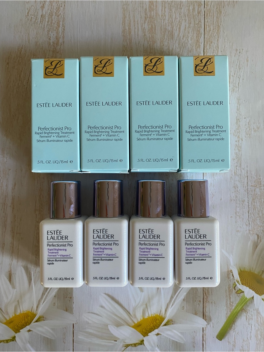 4x Estee Lauder Perfectionist Pro Rapid Brightening Treatment, Total 20oz/ 60ml